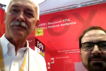 Visita na feira Thermprocess 2019 ao stand da empresa WS