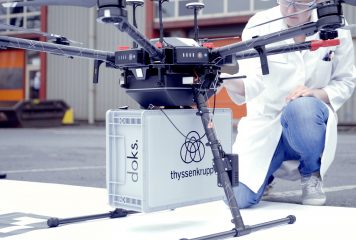 Drone Transporta Amostras Siderúrgicas ao Laboratório