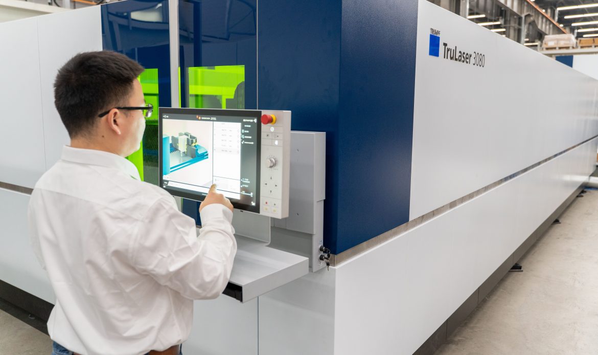 TRUMPF lança TruLaser 3080 fiber para corte de chapas extra grandes